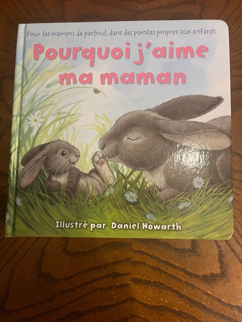 French kids book | Pourquoi j'aime ma maman | large board book